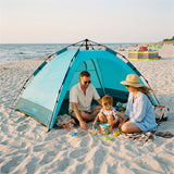 NAMIOT PLAŻOWY SAMOROZKŁADAJACY OCHRONA UV NIEBIESKI NILS CAMP NC4802