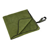 RĘCZNIK Z MIKROFIBRY WOJSKOWY KHAKI 120x60 cm NILS CAMP NCR15