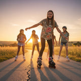 ŁYŻWOROLKI VIBE RÓŻOWE ROZM. M(37-40) NILS EXTREME NA2053A