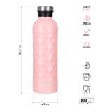 BUTELKA TURYSTYCZNA 750ML RÓŻOWA NILS CAMP NC3805