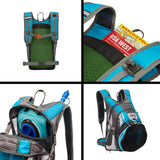 ZESTAW PLECAK NIEBIESKI ADVENTURE 25L NC1766 + BUTELKA SZARA TRITANOWA NILS CAMP NCD07