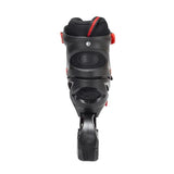 NH7103 A 2w1 BLACK/RED ROZM. M ŁYŻWOROLKI Z WYM. PŁ. HOKEJOWĄ NILS EXTREME