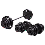 SZTANGA I SZTANGIELKI KOMPOZYT 62 KG HMS SGSP60 SET (3 CZĘŚCI)
