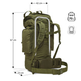 PLECAK TAKTYCZNY EAGLE ZIELONY 70L NILS CAMP NC3901