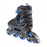 NH7104 A 2w1 BLACK/BLUE ROZM. M ŁYŻWOROLKI Z WYM. PŁ. HOKEJOWĄ NILS EXTREME