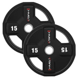 TPC SET ZESTAW TALERZY OLIMPIJSKICH POLIURETANOWYCH 2 x 2.5 - 25 KG CPU (155 KG) HMS