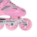 NH18366 A 2w1 PINK ŁYŻWOROLKI Z WYM. PŁ. HOKEJOWĄ NILS EXTREME