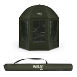 PARASOL WĘDKARSKI Z PEŁNĄ OSŁONĄ 2W1 250CM NILS CAMP NC4701