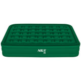 MATERAC DWUOSOBOWY KING SIZE ZIELONY + POMPKA ELEKTRYCZNA NILS CAMP NC2808