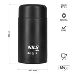 TERMOS OBIADOWY 1000ML CZARNY NILS CAMP NC3802
