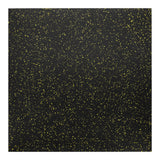 POS35 PODŁOGA GUMOWA POD SPRZĘT FITNESS Z WYPUSTKAMI BLACK/YELLOW II GATUNEK
