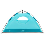 NAMIOT PLAŻOWY SAMOROZKŁADAJACY OCHRONA UV NIEBIESKI NILS CAMP NC4802
