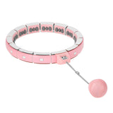 ZESTAW REGULOWANY HULA HOP FH06 PINK Z OBCIĄŻNIKEIM I LICZNIKIEM + PAS BR160