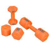 HANTLE CIĘŻARKI REGULOWANE ORANGE 2 x 2.5 KG ZMIANA WAGI ANTY-ROLL HMS HL03