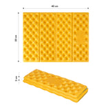 MATA KEMPINGOWA DO SIEDZENIA Z PODBICIEM ALUMINIOWYM +IXPE 40 CM ŻÓŁTA NILS CAMP NC17105