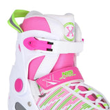 NH2255 A WHITE/PINK ROZM. S(33-36) ŁYŻWY HOKEJOWE NILS EXTREME