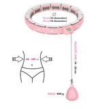 ZESTAW REGULOWANY HULA HOP FH06 PINK Z OBCIĄŻNIKEIM I LICZNIKIEM + PAS BR160