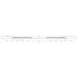 GCFD450 GRYF DO CROSS TRENINGU 15 KG 2100MM+ ZACISK ZG1000 BLACK HMS PREMIUM