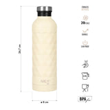BUTELKA TURYSTYCZNA 750ML BEŻOWA NILS CAMP NC3805