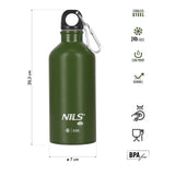 BUTELKA TURYSTYCZNA 550ML ZIELONA NILS CAMP NC3801