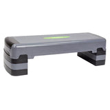 STEP DO AEROBIKU FITNESSU REGULOWANY 3-STOPNIOWY SZARO-CZARNY HMS AS005