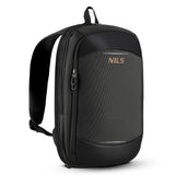 PLECAK DO SAMOLOTU NA LAPTOPA BIZNESOWY SZARY Z POSZERZENIEM 19L NILS NC4504