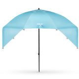 PARASOL/PARAWAN PLAŻOWY 2W1 XXL 240 CM NIEBIESKI NILS NC17114