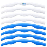 HHP090 BLUE-WHITE HULA HOP 0,4KG 90CM ONE FITNESS
