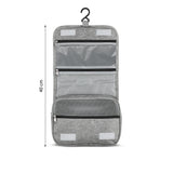 KOSMETYCZKA PODRÓŻNA Z HACZYKIEM ORGANIZER SZARY NILS NC4505