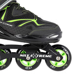 NA9022 CZARNO/ZIELONE ROLKI NILS EXTREME