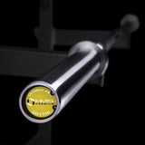 GRYF OLIMPIJSKI GO1100 20KG 2200MM HMS PREMIUM + ZG1500 GOLD ZACISKI LOCK JAW (2 szt)