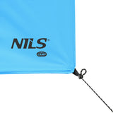TARP PŁACHTA BIWAKOWA KEMPINGOWA 230X140 CM NIEBIESKI NILS CAMP NC17111