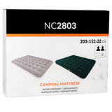 MATERAC TURYSTYCZNY DMUCHANY 203X152X22 CM ZIELONY NILS CAMP NC2803