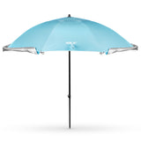 PARASOL/PARAWAN PLAŻOWY 2W1 XXL 240 CM NIEBIESKI NILS NC17114