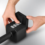 HANTLE CIĘŻARKI REGULOWANE BLACK 2 x 5 KG ZMIANA WAGI ANTY-ROLL HMS HL02