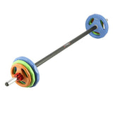 Sztanga fitness SBP22 HMS – zestaw do ćwiczeń siłowych 20 kg