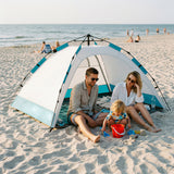 NAMIOT PLAŻOWY SAMOROZKŁADAJACY OCHRONA UV SZARY NILS CAMP NC4802