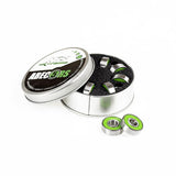 ŁOŻYSKA (8szt.) OPAK. METAL ABEC-5 RS ZIELONY CARBON NILS EXTREME