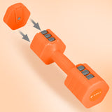 HANTLE CIĘŻARKI REGULOWANE ORANGE 2 x 2.5 KG ZMIANA WAGI ANTY-ROLL HMS HL03