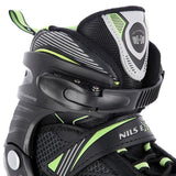 NA9080 CZARNO/ZIELONE ROLKI NILS EXTREME