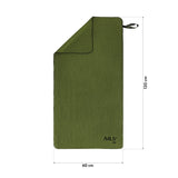 RĘCZNIK Z MIKROFIBRY WOJSKOWY KHAKI 120x60 cm NILS CAMP NCR15