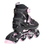 NF7103 A 2w1 BLACK/PINK ROZM. S ŁYŻWOROLKI Z WYM. PŁ. FIGUROWĄ NILS EXTREME