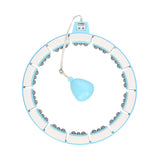 ZESTAW REGULOWANY HULA HOP FH06 BLUE Z OBCIĄŻNIKEIM I LICZNIKIEM + PAS BR160