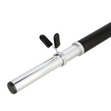 Gryf fitness GBP01 HMS – 140 cm z zaciskami motylkowymi