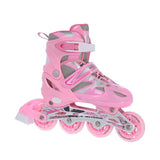 NH18366 A 2w1 PINK ŁYŻWOROLKI Z WYM. PŁ. HOKEJOWĄ NILS EXTREME