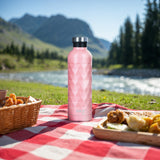 BUTELKA TURYSTYCZNA 750ML RÓŻOWA NILS CAMP NC3805