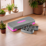 GRAY/PINK STEP DO AEROBIKU HMS AS003