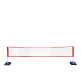 SIATKA MULTIFUNKCYJNA BADMINTON+TENIS+SIATKÓWKA POKROWIEC PEŁNY NILS NT0300 3w1