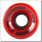 KP-6045 RED 60x45 MM (4 szt.) KÓŁKA KAUCZUKOWE DO PENNYBOARD NILS EXTREME