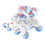 ŁYŻWOROLKA 3W1 THREE STEPS W ZESTAWIE Z WROTKĄ BIAŁA NILS FUN NJ1190